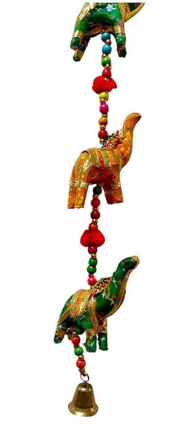 Handmade Elephant Cotton Stuffed Rajasthani & Gujarati Traditional Door Hanging
