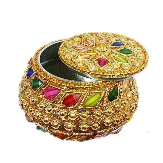 Handmade Decorative Jewellery Box in Handi Shape In Pack Of 2
