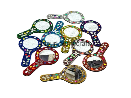 Handmade Lacquer Pocket And Bag Mirror In 10 Colors