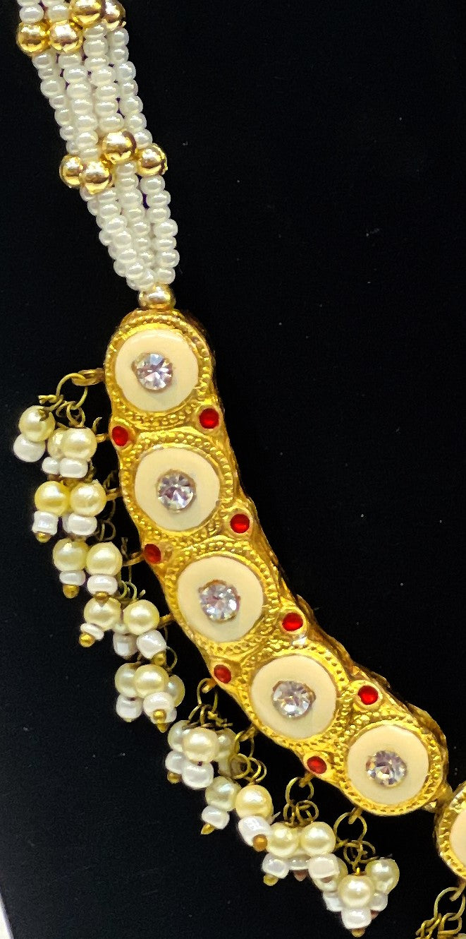 Handmade Lacqure Meenakari Work Jewellery Set