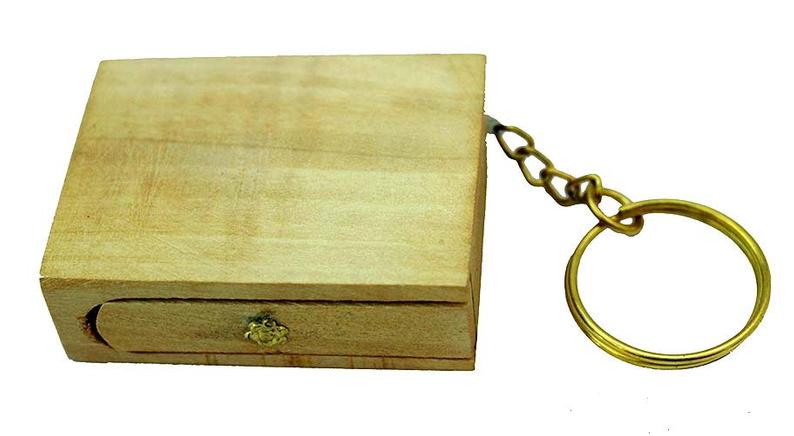 Handmade Wooden Snake Key Chain Set of 6